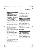 Предварительный просмотр 103 страницы Würth EMS 450-1.7 Compact Operating Instructions Manual