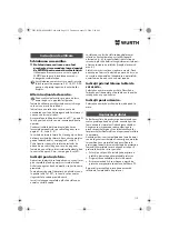 Предварительный просмотр 115 страницы Würth EMS 450-1.7 Compact Operating Instructions Manual