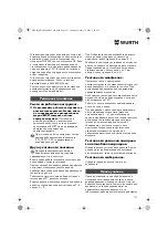 Предварительный просмотр 127 страницы Würth EMS 450-1.7 Compact Operating Instructions Manual