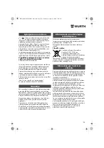 Предварительный просмотр 146 страницы Würth EMS 450-1.7 Compact Operating Instructions Manual