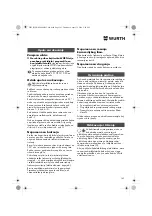 Предварительный просмотр 163 страницы Würth EMS 450-1.7 Compact Operating Instructions Manual