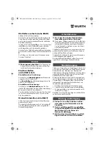 Предварительный просмотр 9 страницы Würth EPM 160-E Translation Of The Original Operating Instructions