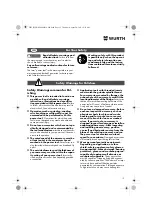 Предварительный просмотр 12 страницы Würth EPM 160-E Translation Of The Original Operating Instructions