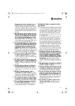 Предварительный просмотр 24 страницы Würth EPM 160-E Translation Of The Original Operating Instructions