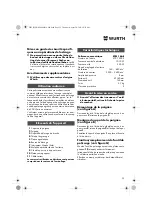 Предварительный просмотр 25 страницы Würth EPM 160-E Translation Of The Original Operating Instructions