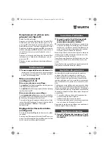 Предварительный просмотр 26 страницы Würth EPM 160-E Translation Of The Original Operating Instructions