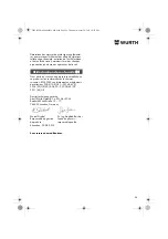 Предварительный просмотр 28 страницы Würth EPM 160-E Translation Of The Original Operating Instructions