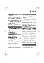 Предварительный просмотр 32 страницы Würth EPM 160-E Translation Of The Original Operating Instructions