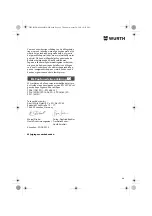 Предварительный просмотр 46 страницы Würth EPM 160-E Translation Of The Original Operating Instructions