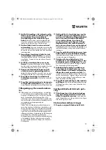 Предварительный просмотр 48 страницы Würth EPM 160-E Translation Of The Original Operating Instructions