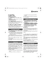 Предварительный просмотр 55 страницы Würth EPM 160-E Translation Of The Original Operating Instructions