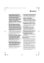 Предварительный просмотр 79 страницы Würth EPM 160-E Translation Of The Original Operating Instructions