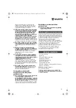 Предварительный просмотр 80 страницы Würth EPM 160-E Translation Of The Original Operating Instructions