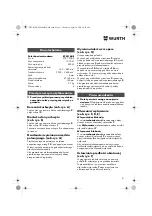 Предварительный просмотр 81 страницы Würth EPM 160-E Translation Of The Original Operating Instructions