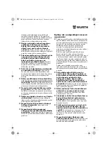 Предварительный просмотр 91 страницы Würth EPM 160-E Translation Of The Original Operating Instructions