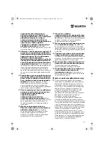 Предварительный просмотр 113 страницы Würth EPM 160-E Translation Of The Original Operating Instructions