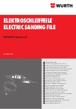 Würth ESF 500-E Universal Operating Instructions Manual preview