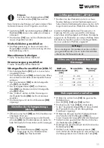 Preview for 11 page of Würth ESI 160 Operating Instructions Manual