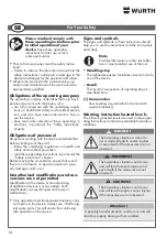 Preview for 16 page of Würth ESI 160 Operating Instructions Manual