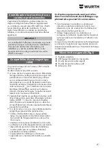 Preview for 41 page of Würth ESI 160 Operating Instructions Manual