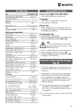 Preview for 97 page of Würth ESI 160 Operating Instructions Manual