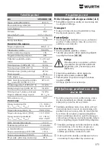 Preview for 273 page of Würth ESI 160 Operating Instructions Manual