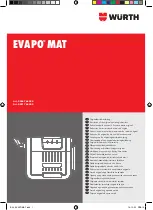 Предварительный просмотр 1 страницы Würth EVAPO MAT 0891 764 400 Translation Of The Original Operating Instructions