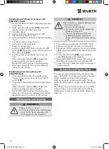 Предварительный просмотр 12 страницы Würth EVAPO MAT 0891 764 400 Translation Of The Original Operating Instructions