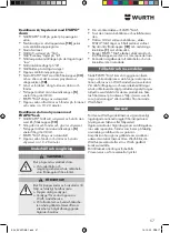 Предварительный просмотр 57 страницы Würth EVAPO MAT 0891 764 400 Translation Of The Original Operating Instructions