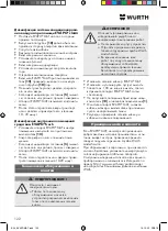 Предварительный просмотр 122 страницы Würth EVAPO MAT 0891 764 400 Translation Of The Original Operating Instructions