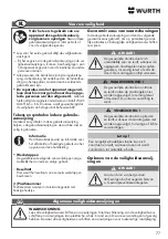 Предварительный просмотр 77 страницы Würth EWS 10-115 COMPACT Translation Of The Original Operating Instructions