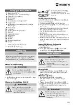 Предварительный просмотр 133 страницы Würth EWS 10-115 COMPACT Translation Of The Original Operating Instructions