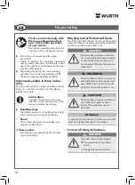 Предварительный просмотр 18 страницы Würth EWS 10-125 Compact Manual