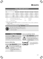 Предварительный просмотр 143 страницы Würth EWS 10-125 Compact Manual