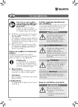 Предварительный просмотр 148 страницы Würth EWS 10-125 Compact Manual