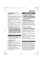 Предварительный просмотр 21 страницы Würth EWS 14-125 INOX English Translation Of The Original Operating Instructions