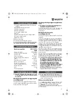 Предварительный просмотр 27 страницы Würth EWS 14-125 INOX English Translation Of The Original Operating Instructions