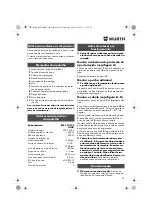 Предварительный просмотр 39 страницы Würth EWS 14-125 INOX English Translation Of The Original Operating Instructions