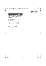 Предварительный просмотр 59 страницы Würth EWS 14-125 INOX English Translation Of The Original Operating Instructions