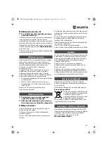 Предварительный просмотр 102 страницы Würth EWS 14-125 INOX English Translation Of The Original Operating Instructions