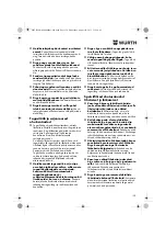 Предварительный просмотр 130 страницы Würth EWS 14-125 INOX English Translation Of The Original Operating Instructions