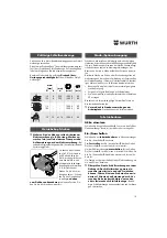 Preview for 14 page of Würth EWS 18-A Translation Of The Original Operating Instructions