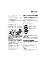 Preview for 23 page of Würth EWS 18-A Translation Of The Original Operating Instructions