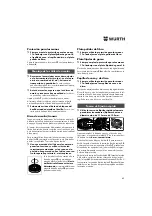 Preview for 61 page of Würth EWS 18-A Translation Of The Original Operating Instructions