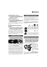 Preview for 139 page of Würth EWS 18-A Translation Of The Original Operating Instructions