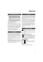 Preview for 165 page of Würth EWS 18-A Translation Of The Original Operating Instructions