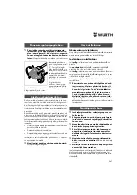 Preview for 266 page of Würth EWS 18-A Translation Of The Original Operating Instructions