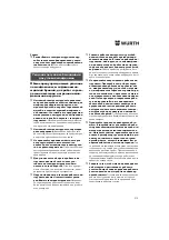 Preview for 271 page of Würth EWS 18-A Translation Of The Original Operating Instructions