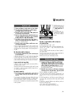 Preview for 302 page of Würth EWS 18-A Translation Of The Original Operating Instructions