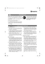 Предварительный просмотр 3 страницы Würth EWS 7-115 BASIC Translation Of The Original Operating Instructions